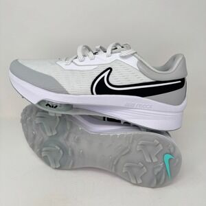 Nike Air Zoom Infinity Tour Next% White Grey Golf Shoes Size 9.5 Mens DC5221-105